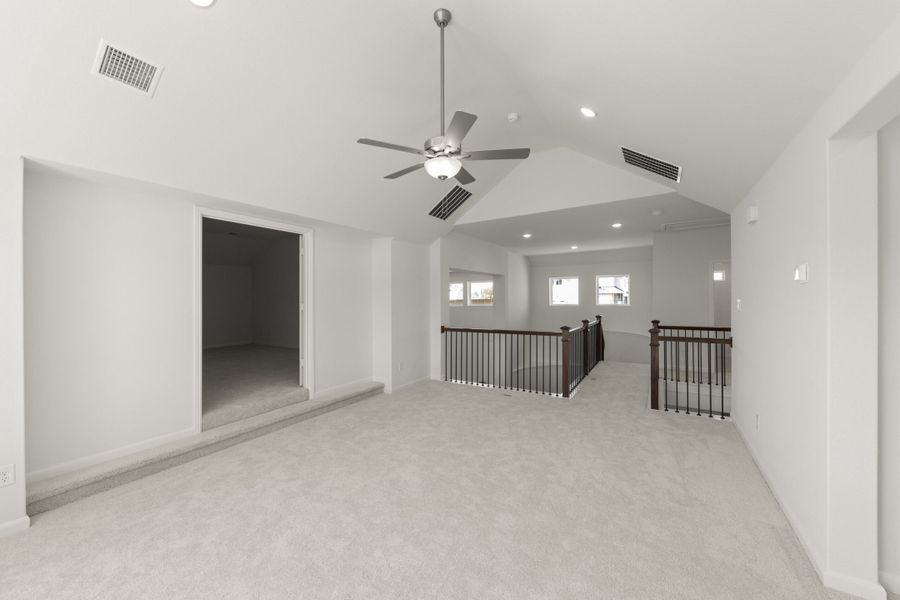Spacious, unfurnished interior of a new home in The Reserve at Spiritas Ranch, Little Elm (Image 30). Spacious, unfurnished interior of a new home in The Reserve at Spiritas Ranch, Little Elm (Image 30).