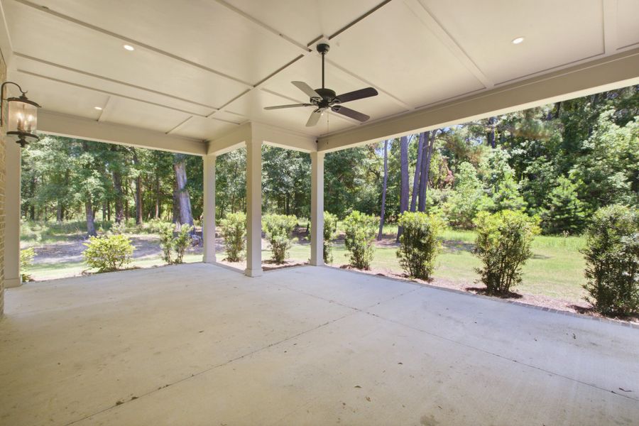 Exterior details and patio area of a home in , Johns Island (Image 28).