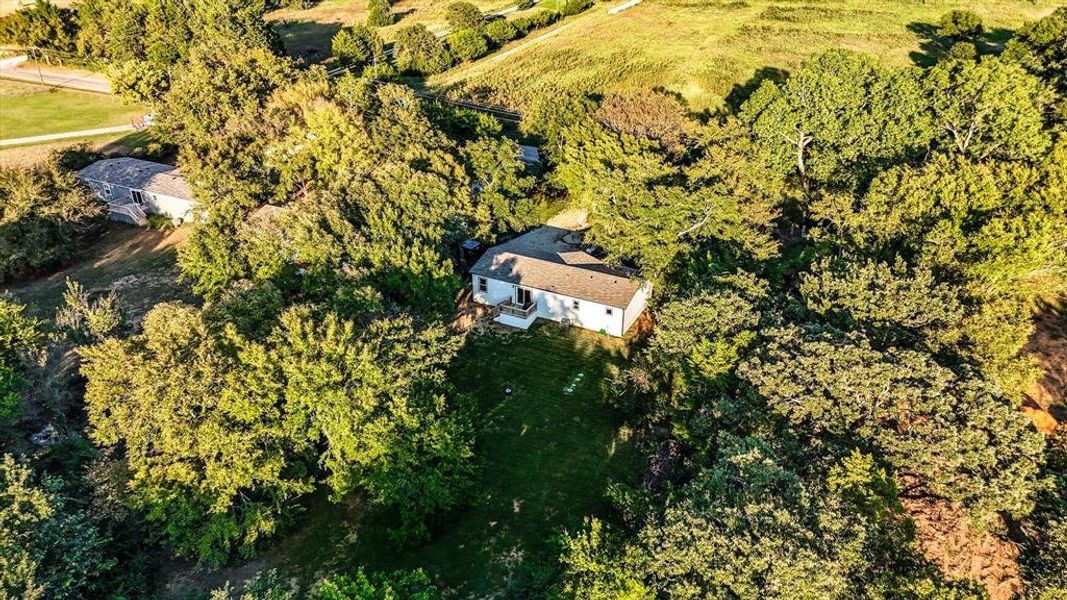 Aerial view of property and surrounding area Aerial view of property and surrounding area