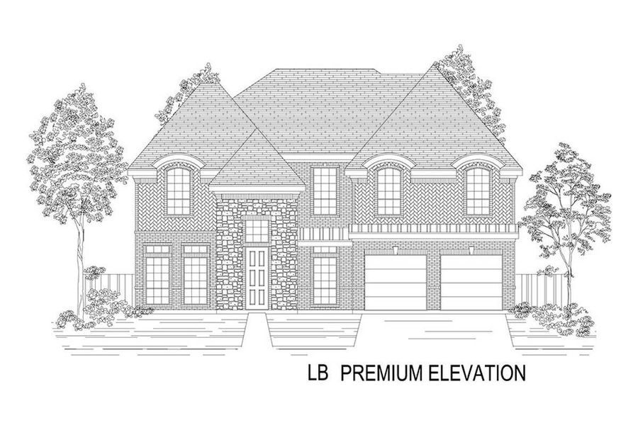 Representative rendering of the exterior for the Regency 2F (w/Game) by First Texas Homes (Image 22).