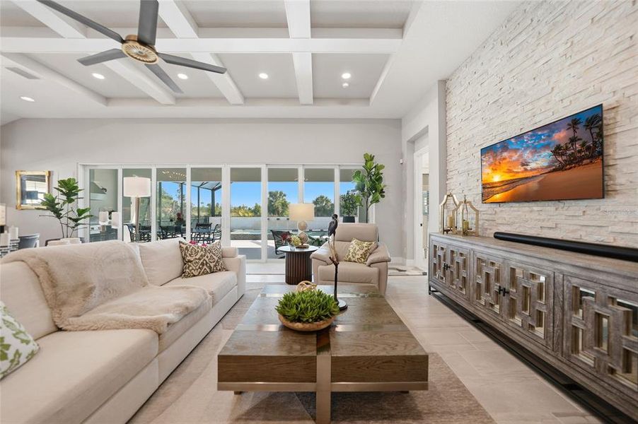 Furnished interior view inside a new home in , Venice (Image 12).