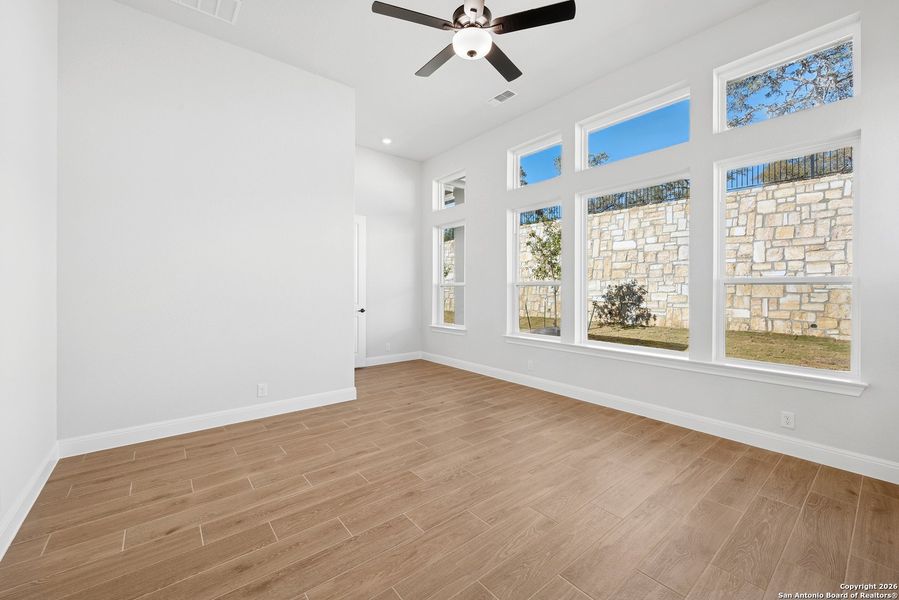 Spacious, unfurnished interior of a new home in Windsong - Legacy Series, Boerne (Image 35).