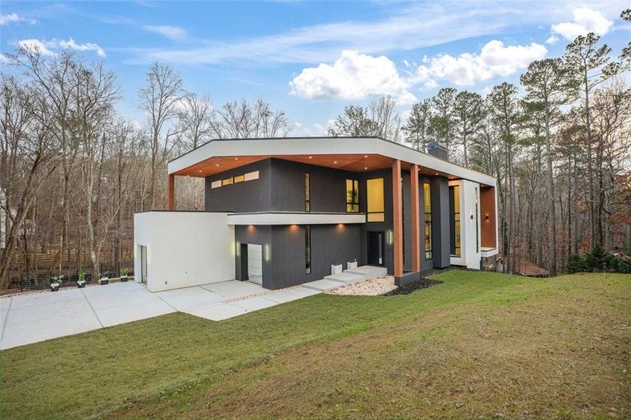 Exterior details and patio area of a home in , Roswell (Image 30). Exterior details and patio area of a home in , Roswell (Image 30).
