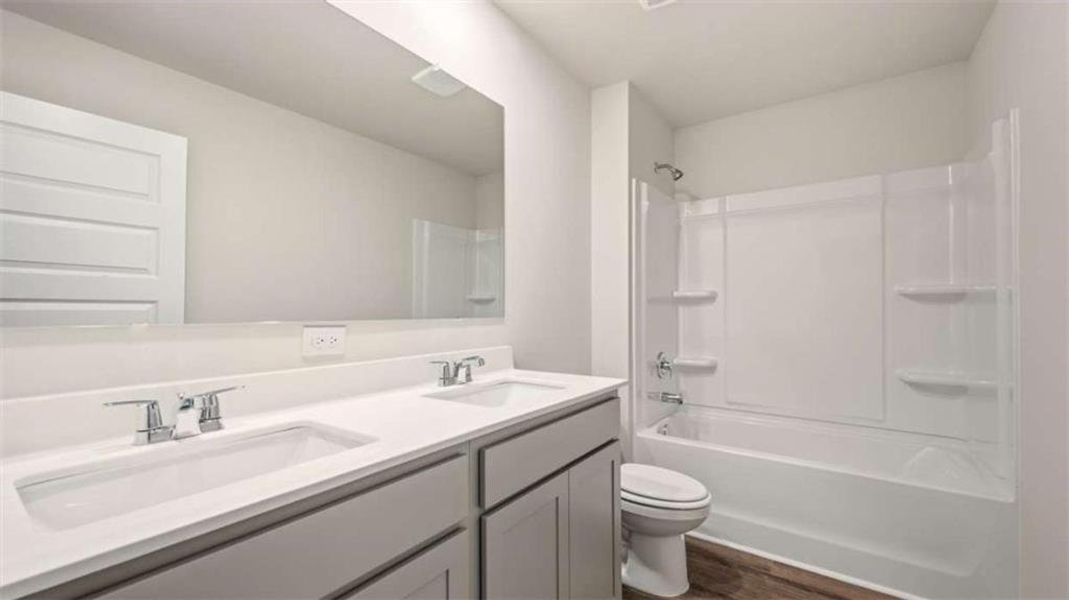 Furnished interior view inside a new home in , Locust Grove (Image 7).