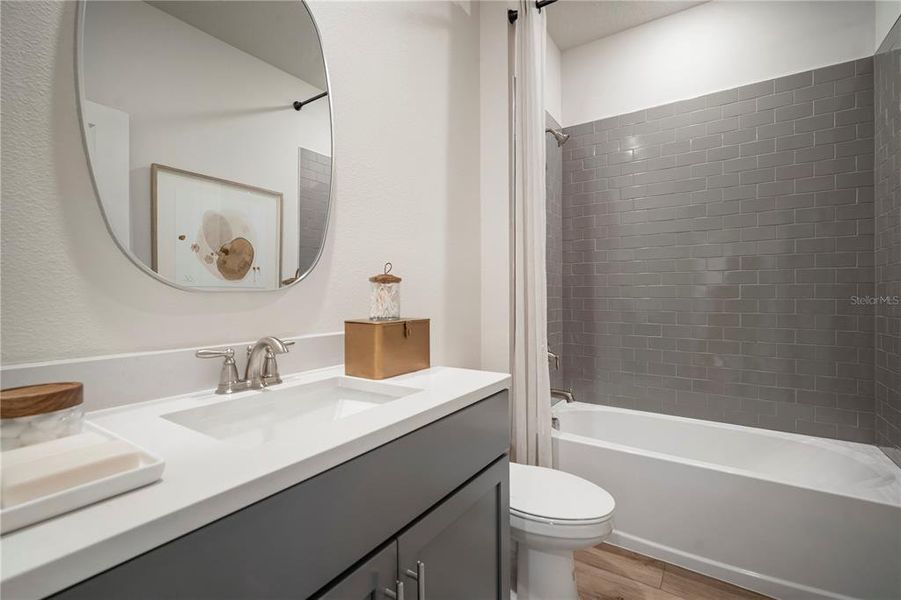 Furnished interior view inside a new home in North River Ranch - Crescent Creek, Parrish (Image 3).