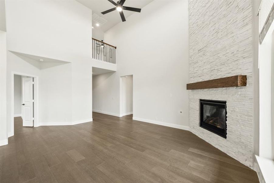 Spacious, unfurnished interior of a new home in Homestead at Daniel Farms Phase 2, DeSoto (Image 32). Spacious, unfurnished interior of a new home in Homestead at Daniel Farms Phase 2, DeSoto (Image 32).