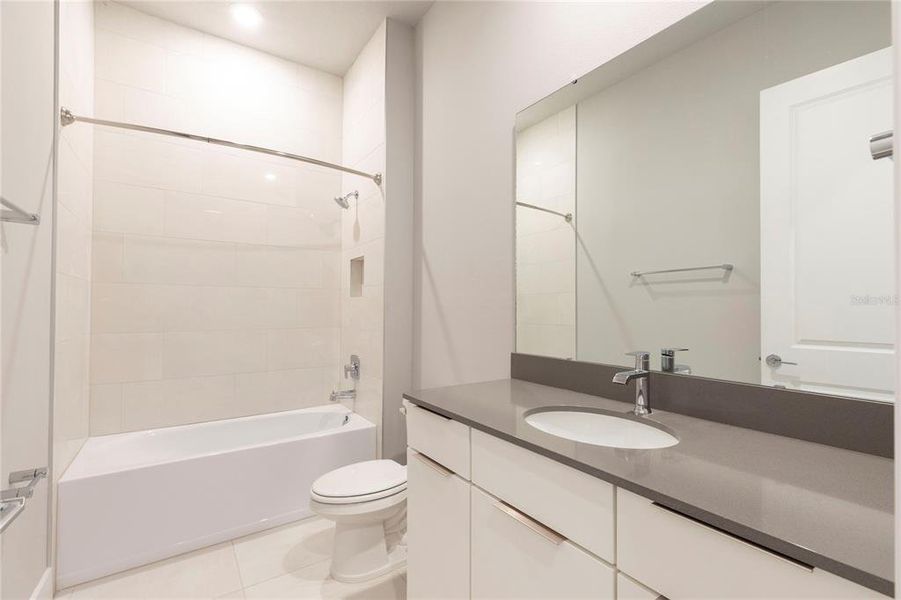 Furnished interior view inside a new home in , Reunion (Image 7).