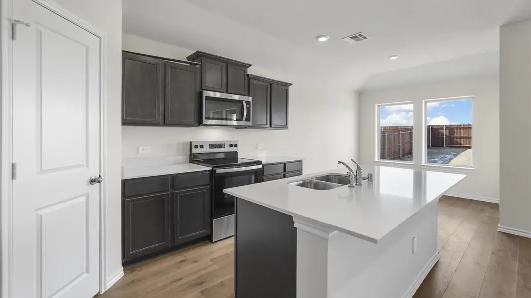 Representative furnished interior of a home built from the Bellvue by D.R. Horton in Cottonwood, Dorchester (Image 5).