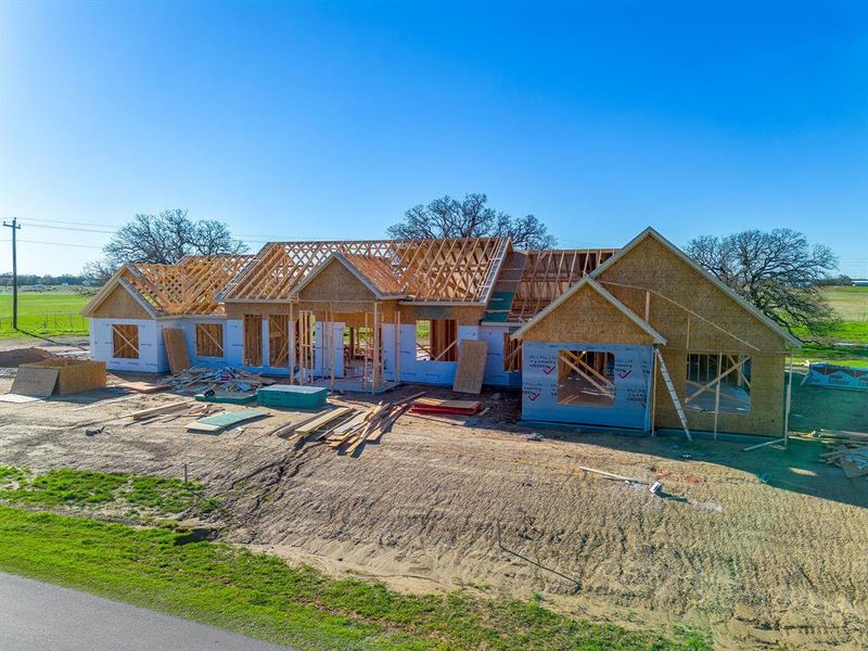 In-progress construction of a new home in , Lipan, TX (Image 8). In-progress construction of a new home in , Lipan, TX (Image 8).