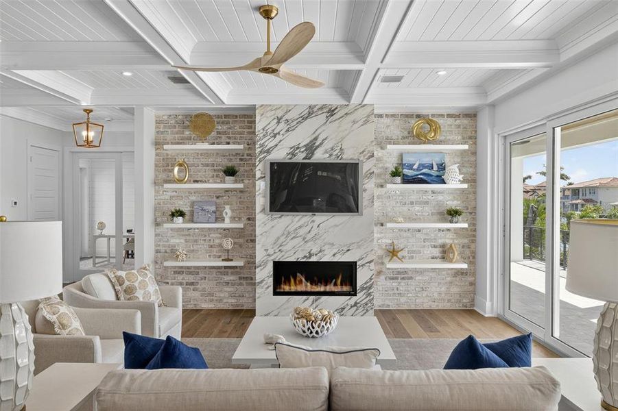 Furnished interior view inside a new home in , St. Petersburg (Image 30).