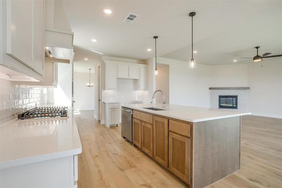 Furnished interior view inside a new home in Sweetgrass, Haslet (Image 5).