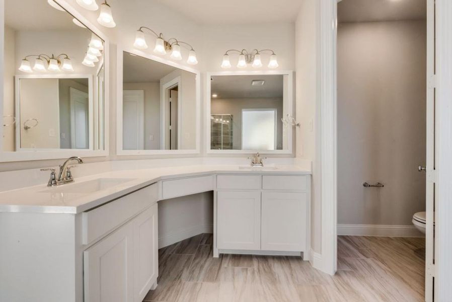Representative furnished interior of a home built from the Brandonwood by Grand Homes in Edgewater, Fate (Image 9).