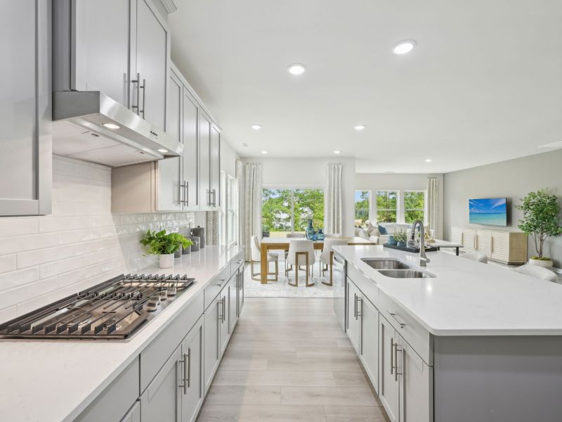 Furnished interior view inside a new home in Oak Manor - Signature Series, Garner (Image 6).