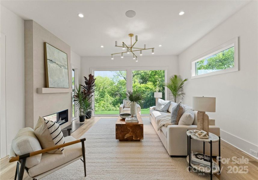 Furnished interior view inside a new home in , Charlotte (Image 13).