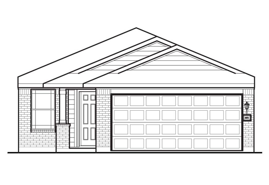 Aspen Elevation B - Alt Roof Elevation