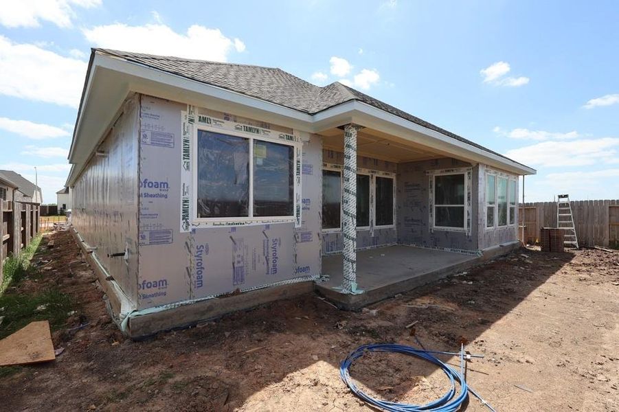 In-progress construction of a new home in Brookewater - Ascent Collection, Rosenberg, TX (Image 6).