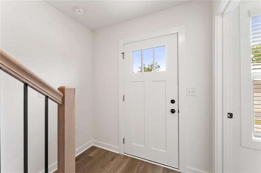 Spacious, unfurnished interior of a new home in Array, Atlanta (Image 14). Spacious, unfurnished interior of a new home in Array, Atlanta (Image 14).