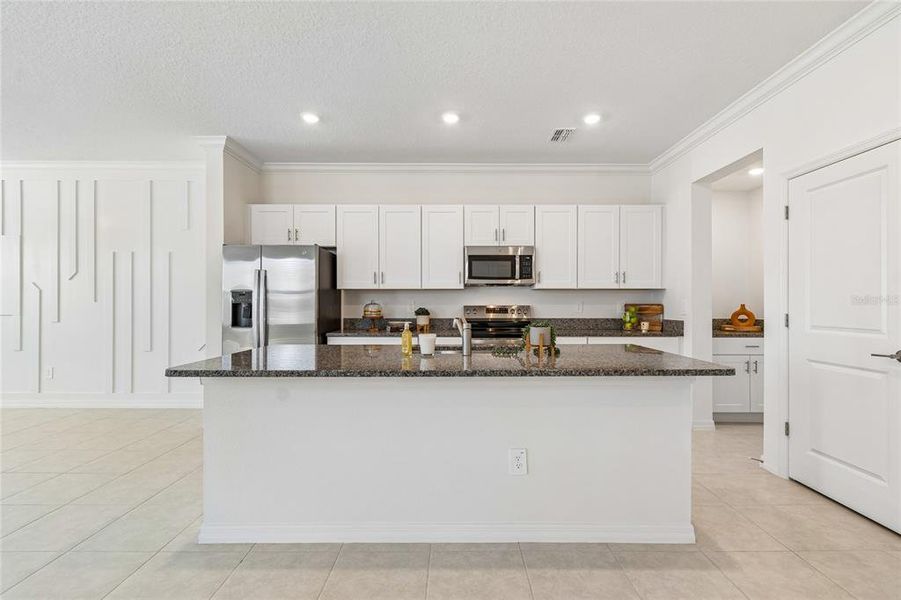 Furnished interior view inside a new home in , Tampa (Image 12). Furnished interior view inside a new home in , Tampa (Image 12).