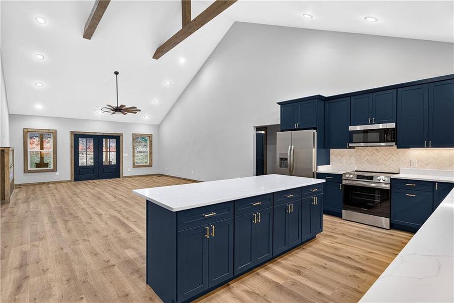 Furnished interior view inside a new home in , Ellijay (Image 11).
