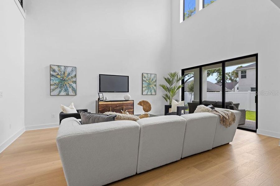 Furnished interior view inside a new home in , Tampa (Image 29).