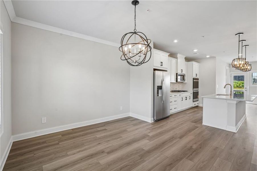 Spacious, unfurnished interior of a new home in Hemingway - Highland Series, Cumming (Image 19). Spacious, unfurnished interior of a new home in Hemingway - Highland Series, Cumming (Image 19).
