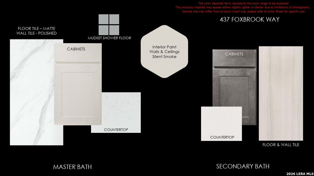Sample of building materials used in homes in Foxbrook, Cibolo (Image 6). Sample of building materials used in homes in Foxbrook, Cibolo (Image 6).
