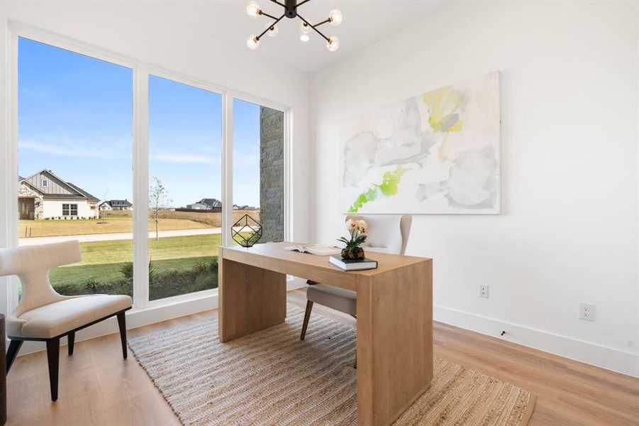 Furnished interior view inside a new home in , Venus (Image 26).