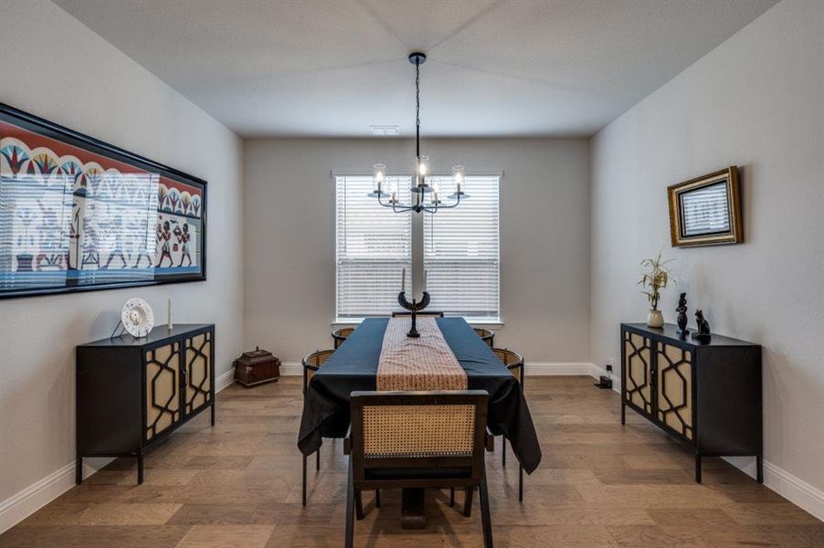 Furnished interior view inside a new home in Glenwood Meadows, Denton (Image 7).