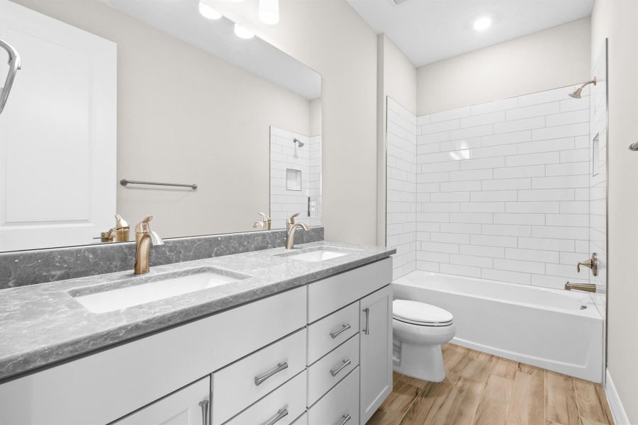 Furnished interior view inside a new home in Avondale at Avenir, Palm Beach Gardens (Image 9).