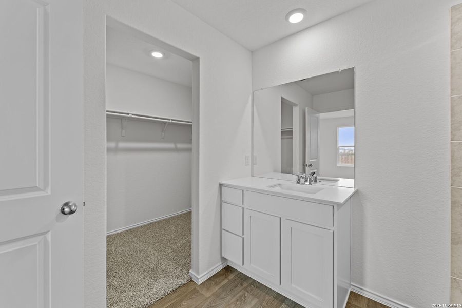 Furnished interior view inside a new home in Avenida, Converse (Image 8).