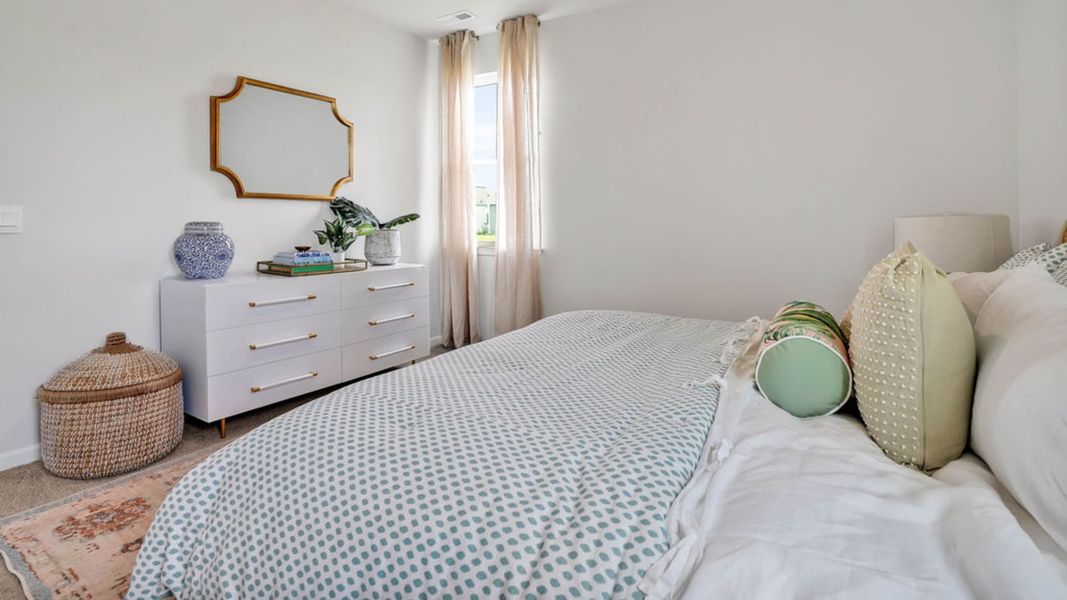 Representative furnished interior of a home built from the LEWIS by D.R. Horton in The Cottages at Blake Farm, Wilmington (Image 26).
