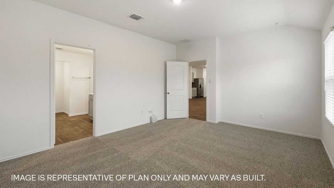Representative unfurnished interior of a home built from the The Fairfield by D.R. Horton in Watermill, Uhland (Image 20).