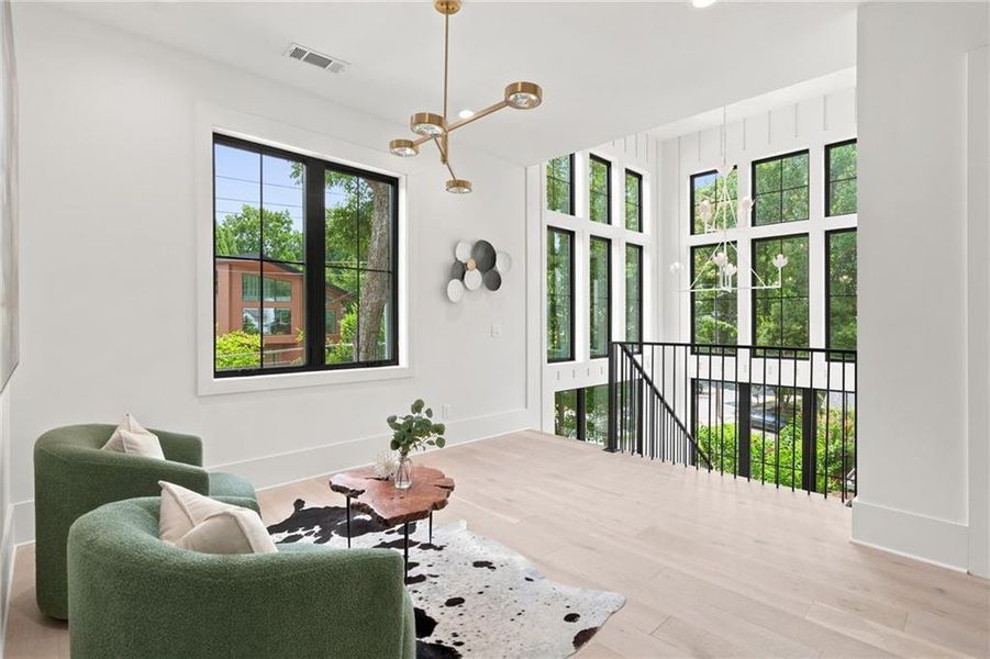 Furnished interior view inside a new home in , Atlanta (Image 5).