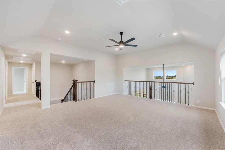 Spacious, unfurnished interior of a new home in Devonshire Classic 60-65, Forney (Image 33).