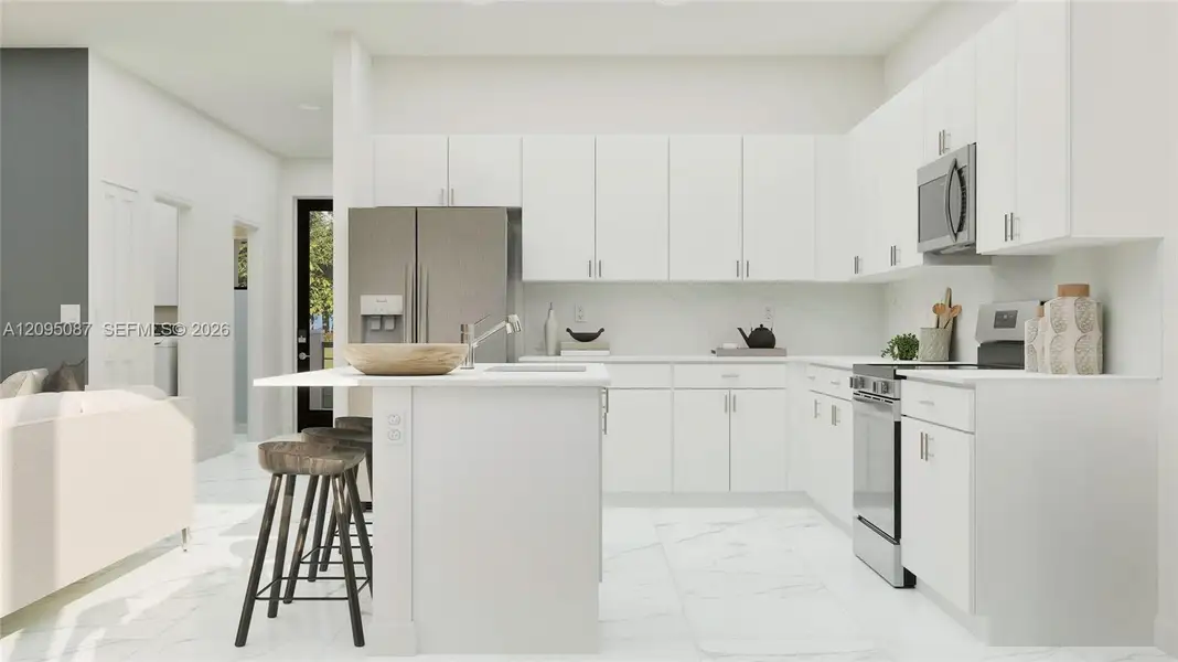 Furnished interior view inside a new home in Solterra, Sunrise (Image 12).
