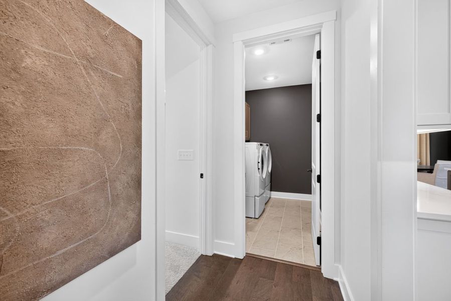 Representative furnished interior of a home built from the Newlyn by Pulte Homes in Bleckley Station, Ball Ground (Image 8). Representative furnished interior of a home built from the Newlyn by Pulte Homes in Bleckley Station, Ball Ground (Image 8).