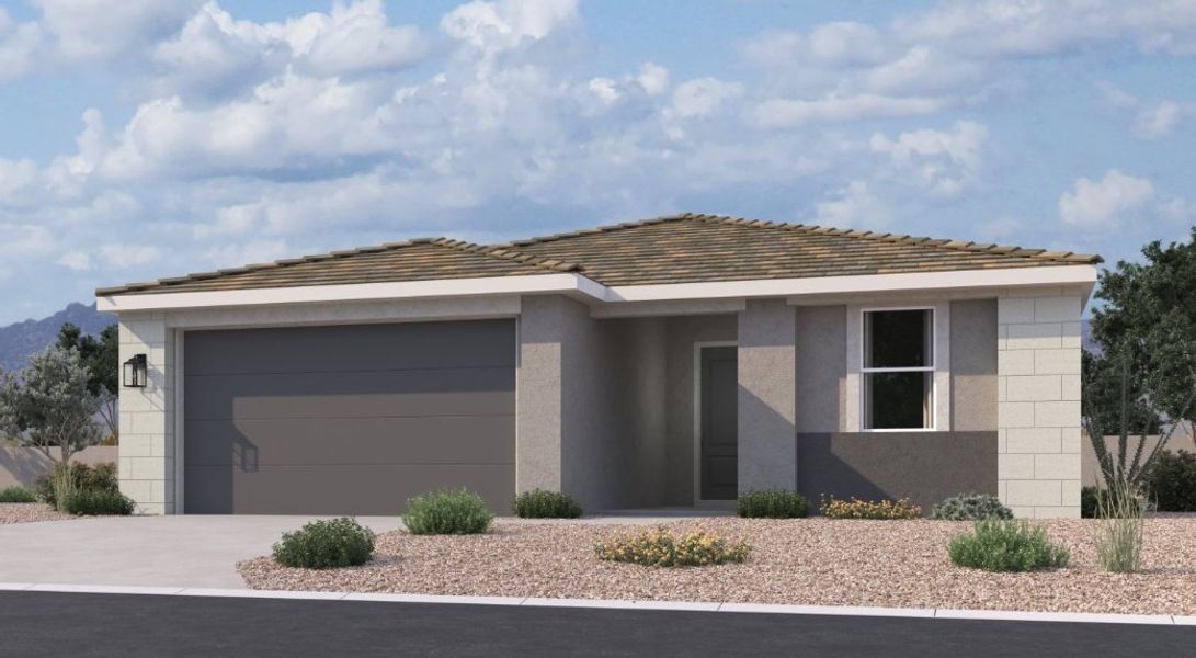 Exterior elevation rendering Exterior elevation rendering