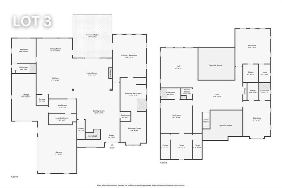 2D floor plan layout of this home in , Braselton, GA (Image 3).