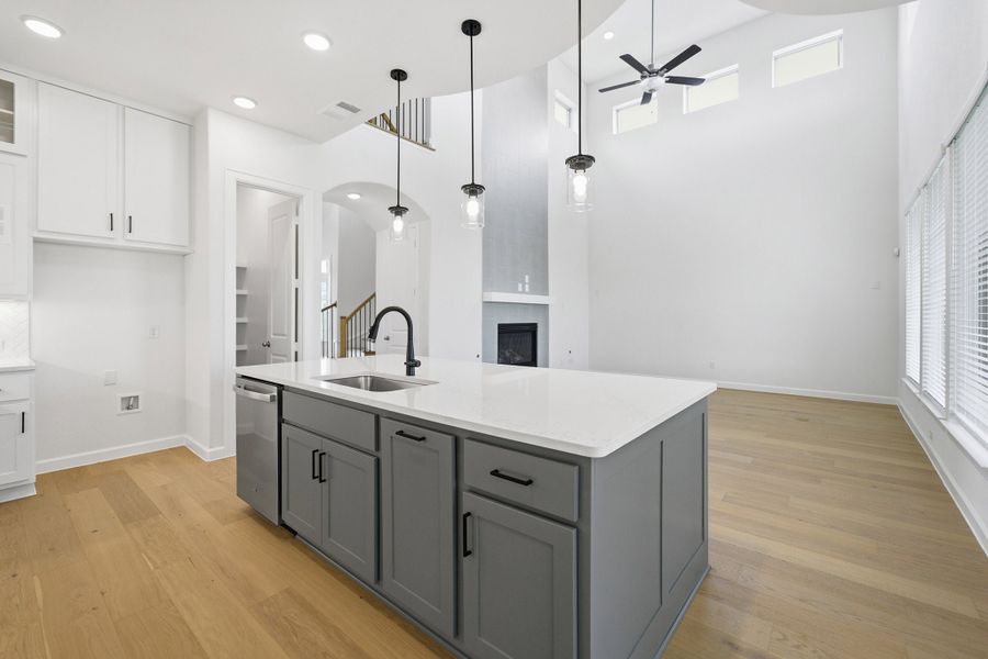 Furnished interior view inside a new home in Green Meadows, Celina (Image 9). Furnished interior view inside a new home in Green Meadows, Celina (Image 9).