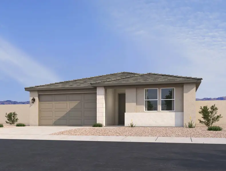 Exterior elevation rendering Exterior elevation rendering