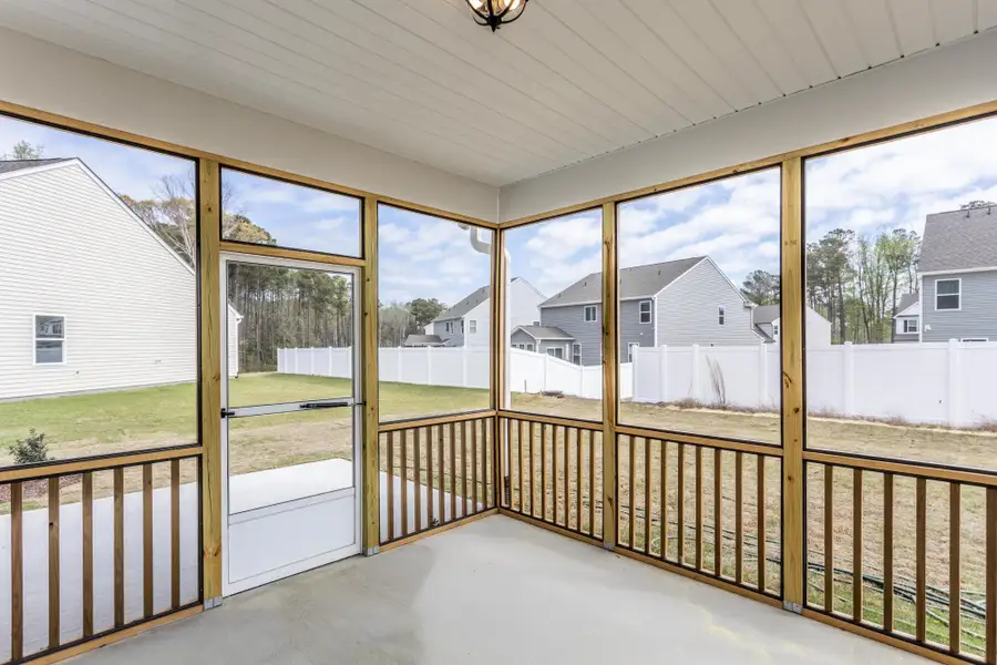 Exterior details and patio area of a home in Daniel Farms, Benson (Image 3).