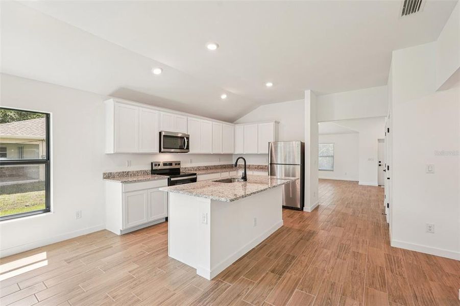 Furnished interior view inside a new home in Port Charlotte, North Port (Image 5).