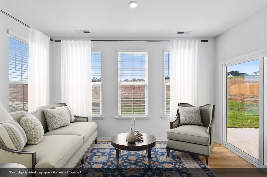 Furnished interior view inside a new home in Brooke Hill, Lewisville (Image 7).