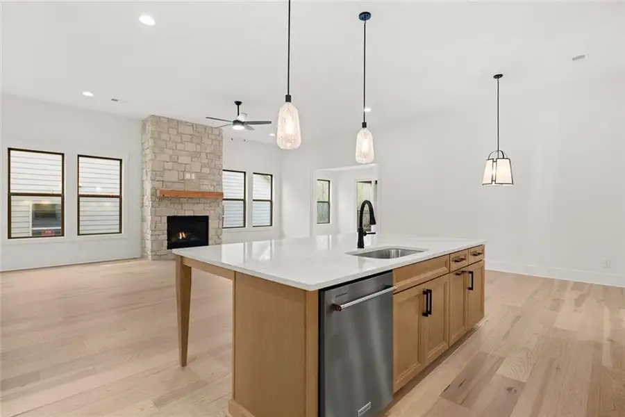 Furnished interior view inside a new home in Soleil Belmont Park, Canton (Image 6).