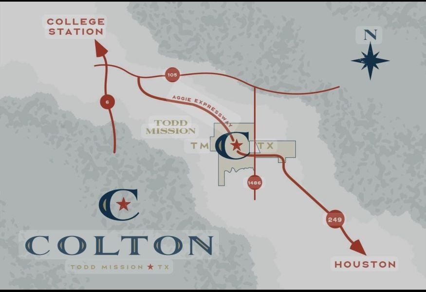 Map of Colton
