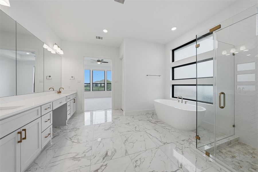 Furnished interior view inside a new home in , Cypress (Image 16).