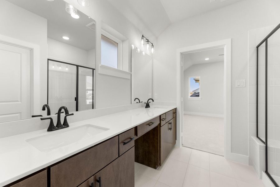 Furnished interior view inside a new home in Terrace Collection at Harvest, Argyle (Image 8).