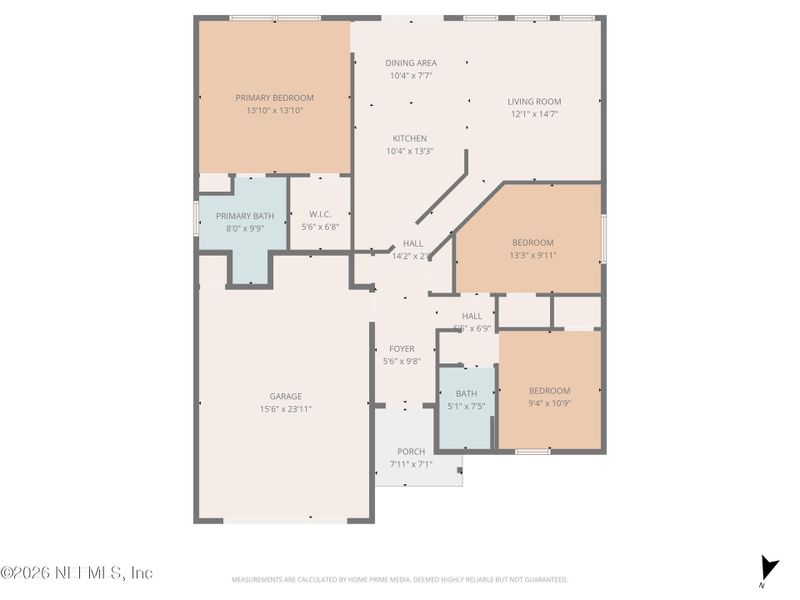 2D floor plan layout of this home in , Jacksonville, FL (Image 3). 2D floor plan layout of this home in , Jacksonville, FL (Image 3).