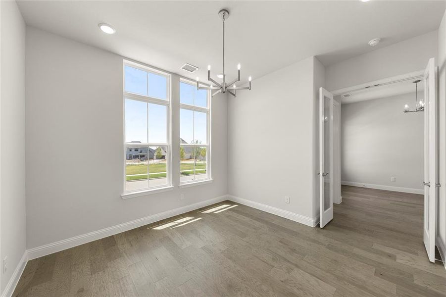Spacious, unfurnished interior of a new home in Painted Tree Showcase, McKinney (Image 15).