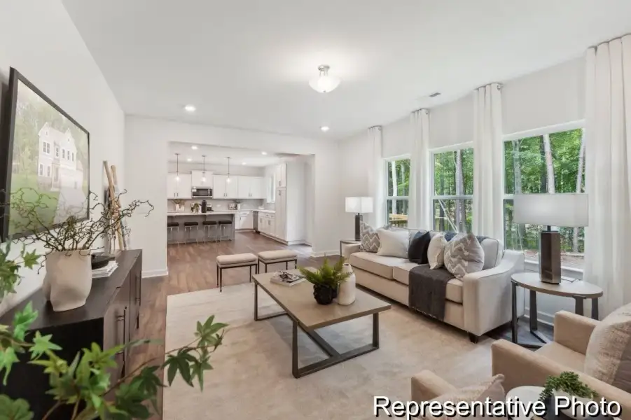 Furnished interior view inside a new home in Meadowview, Pittsboro (Image 10).